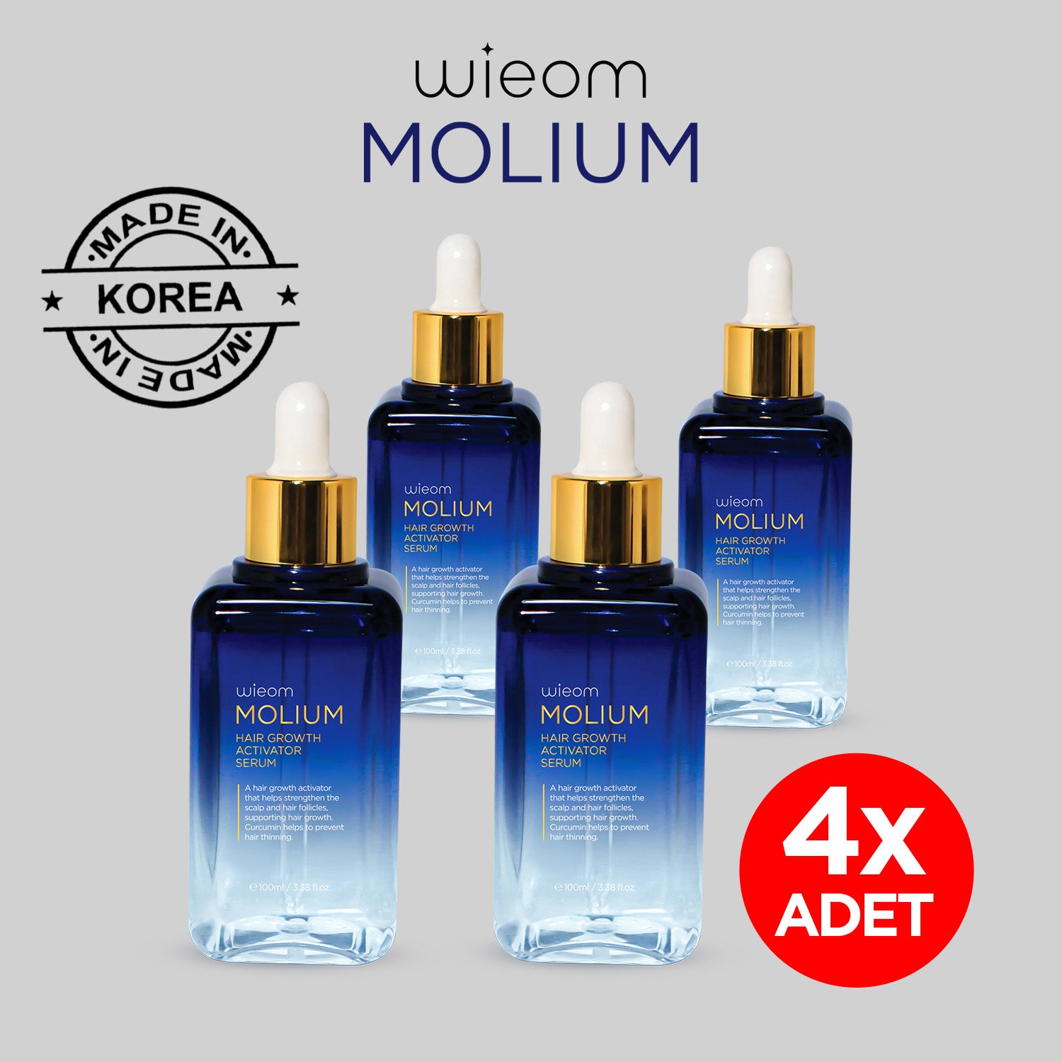 Wieom MOLIUM Saç Aktivatörü 4&