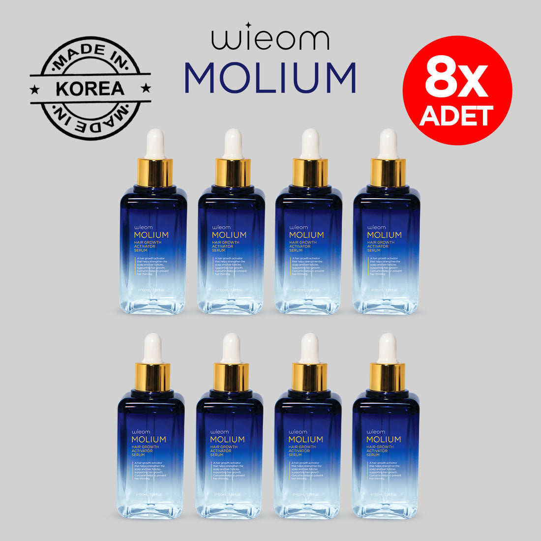 Wieom MOLIUM Saç Aktivatörü 8&
